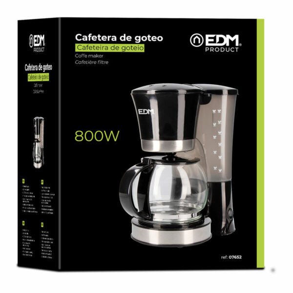 Filterkaffeemaschine EDM 07652 Schwarz 800 W 12 Kopper – Bild 2