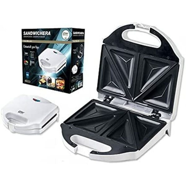 Sandwichmaker EDM 07666 Weiß 750 W – Bild 2