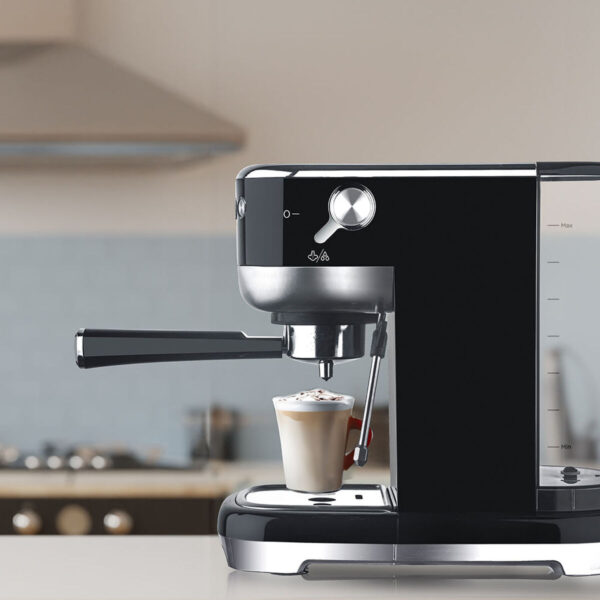 Manuelle Express-Kaffeemaschine EDM 07707 Schwarz 2 Kopper 1,3 L – Bild 8
