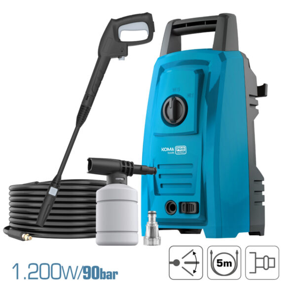 Hydroreiniger Koma Tools 1200 W 220-240 V 90 bar – Bild 2