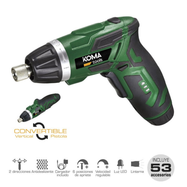 Schraubendreher Koma Tools Reversibel 3,6 V – Bild 2