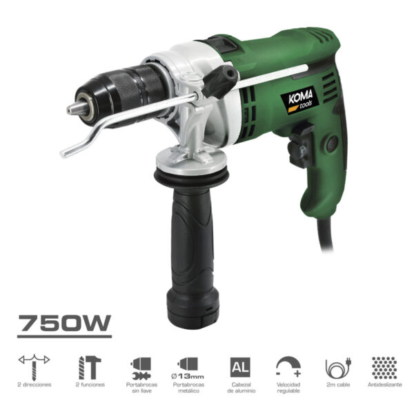 Bohrer Koma Tools 750 W 220-240 V – Bild 2