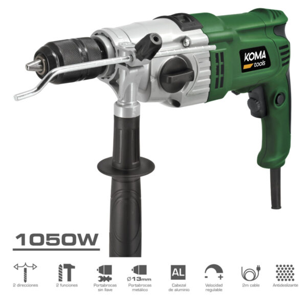 Bohrset und Zubehör Koma Tools 1050 W 220-240 V – Bild 2