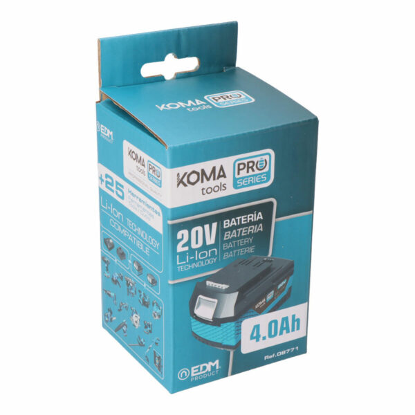 Wiederaufladbare Lithiumbatterie Koma Tools Pro Series – Bild 4