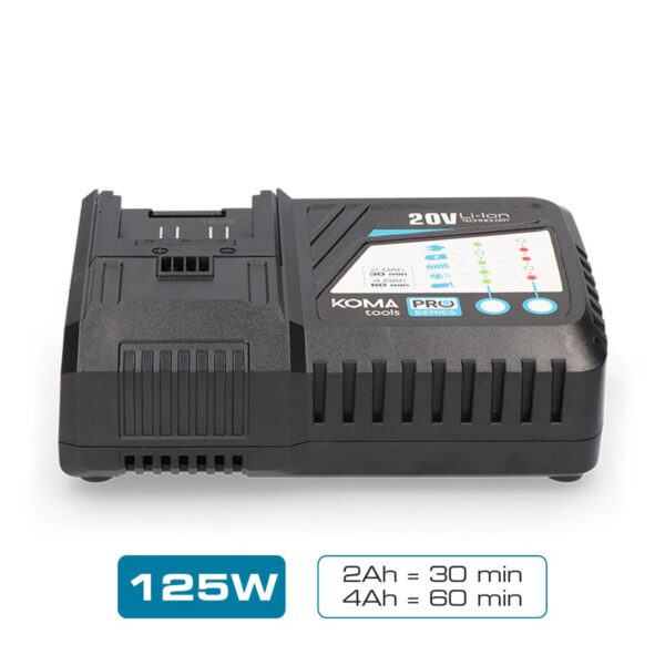 Batterieladegerät Koma Tools 08773 125 W – Bild 2