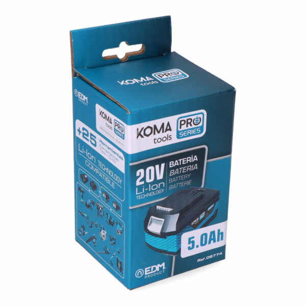 Wiederaufladbare Lithiumbatterie Koma Tools Pro Series – Bild 2