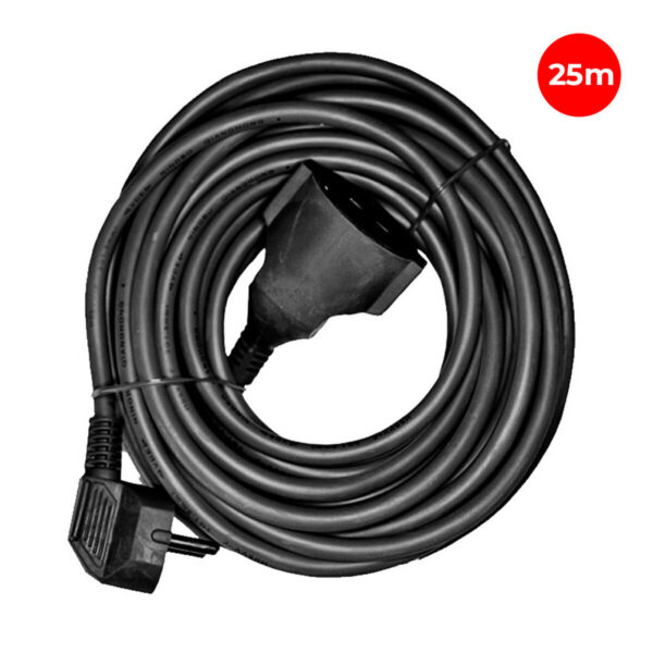 Verlängerungskabel EDM 23605 Schwarz – Bild 2