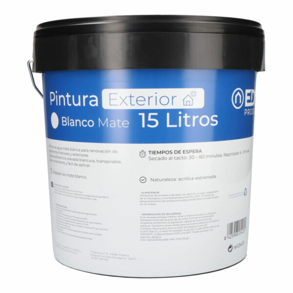 Farbe EDM 25405 15 L Weiß Innen/Außenbereich