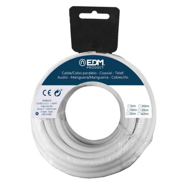 Kabel EDM 28058 Weiß 2 x 0,75 mm 20 m – Bild 2