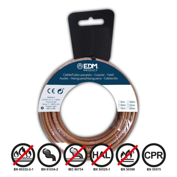 Kabel EDM 28467 Braun 2,5 mm 20 m – Bild 2