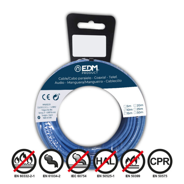 Kabel EDM 28470 Blau 2,5 mm 25 m – Bild 2