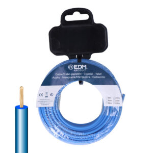 Elektrische Einzelleitung EDM 28582 Blau 20 m h07z1-k