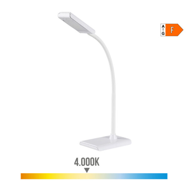 Tischleuchte EDM 30116 Weiß Polypropylen 7 W 400 lm 9 x 13 x 33 cm Flexo-/Tischleuchte – Bild 2