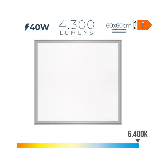 Deckenlampe EDM 31623 Kunststoff 40 W 59,5 x 59,5 x 3,5 cm – Bild 2