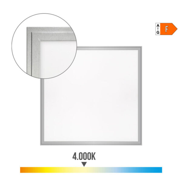 Deckenlampe EDM 31624 Kunststoff 40 W 59,5 x 59,5 x 3,5 cm (4000 K) – Bild 3