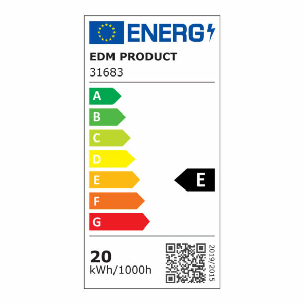 LED Röhre EDM 31683 Weiß A E 20 W 1900 Lm 59,7 x 8 x 3,1 cm (6500 K) (6400 K) – Bild 4