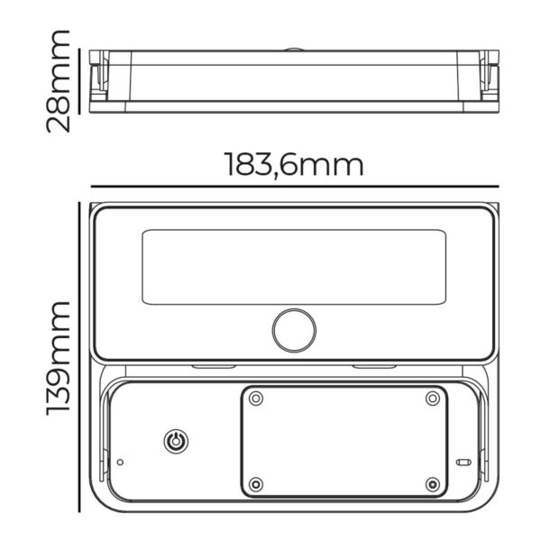 LED-Deckenleuchte EDM 31821 Polycarbonat ABS 12 W 1600 lm Solar (6500 K) – Bild 5
