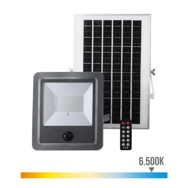 Flutlicht EDM 31863 300 W 1800 Lm 3500 lm Solar Bewegungsmelder (6500 K) – Bild 2