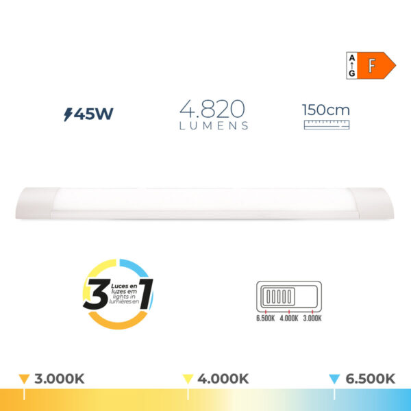 LED-Lampe EDM 31867 F 45 W 4820 Lm (3000 K) (4000 K) (6500 K) – Bild 3