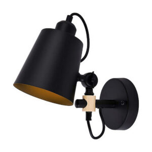 Wandleuchte EDM 32112 32112 Schwarz 60 W 220-240 V 25 x 27 cm