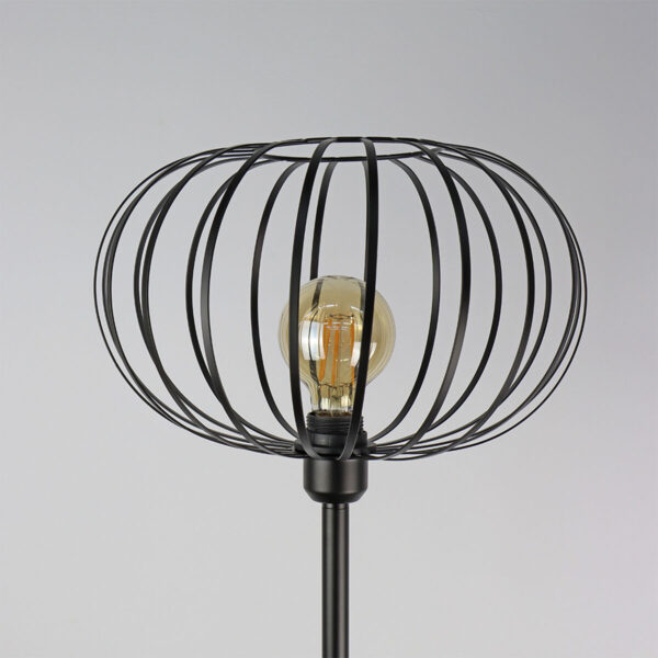 Stehlampe EDM 32122 Schwarz 60 W 220-240 V 35 x 35 x 150 cm Vintage – Bild 2