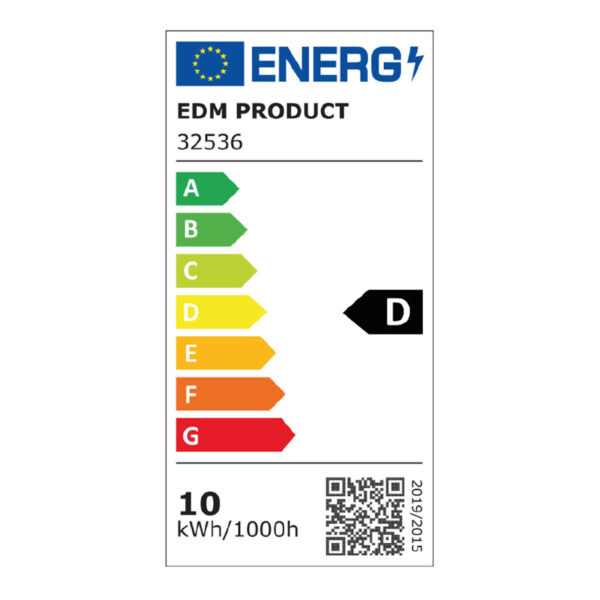 Wandleuchte EDM 32536 Polypropylen A B 10 W 750 Lm Weiß Außenbereich (6400 K) – Bild 6