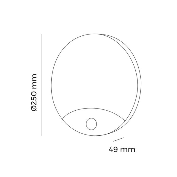 LED-Deckenleuchte EDM 32537 Polypropylen E 15 W 13 W 1250 Lm 1850 lm Weiß (4000 K) – Bild 3