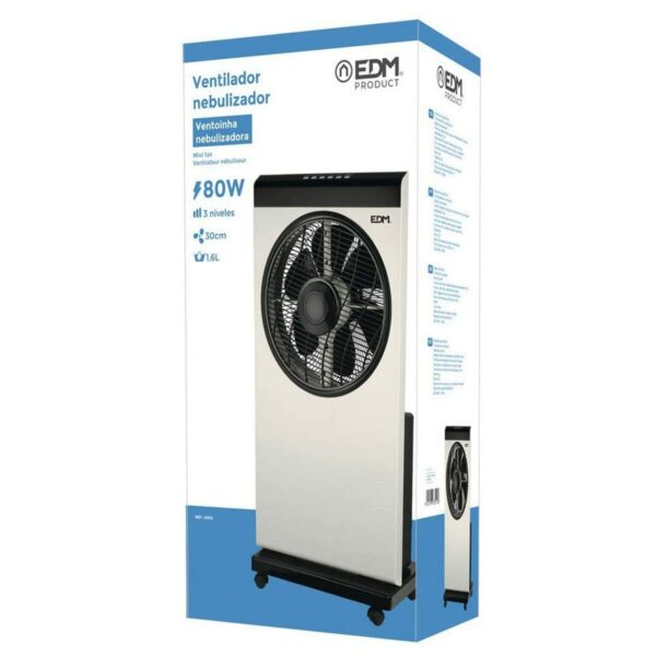 Vernebler EDM Weiß 80 W 39 x 24 x 84 cm – Bild 2