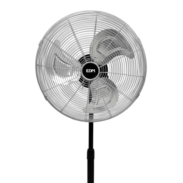 Freistehender Ventilator EDM 33528 Matte Hinterseite 80 W Ø 50 cm Industriell – Bild 2