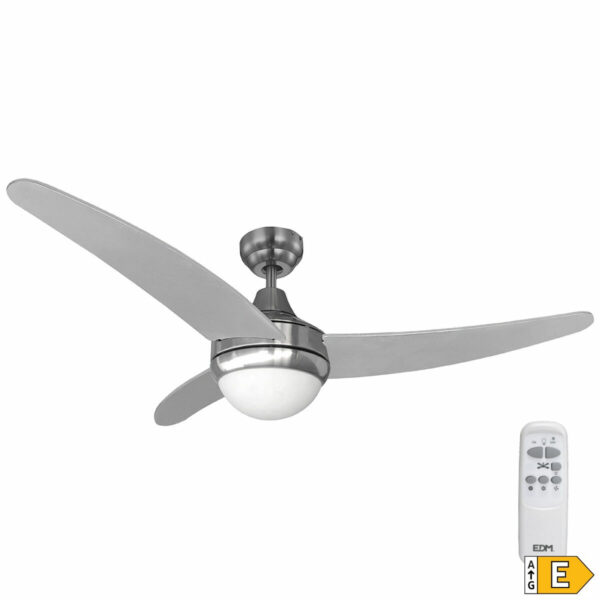 Deckenventilator mit Lampe EDM 33804 Egeo Silberfarben 60 W – Bild 2
