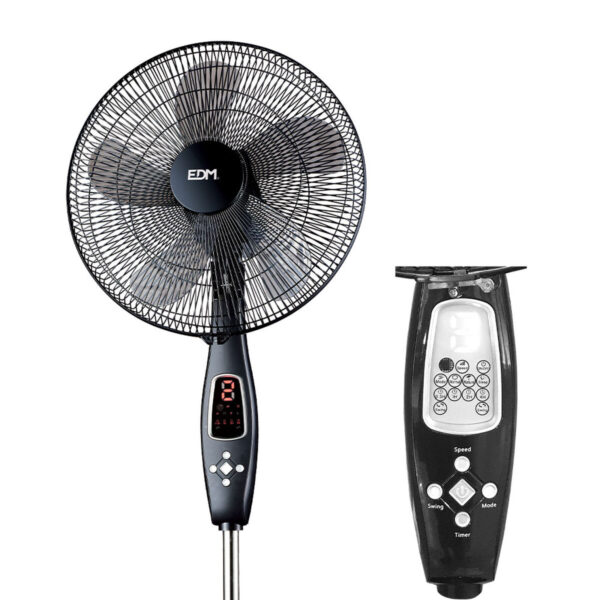Freistehender Ventilator EDM 33967 Schwarz 60 W – Bild 2