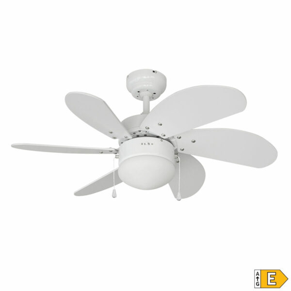 Deckenventilator mit Lampe EDM 33985 Aral Weiß 50 W – Bild 2