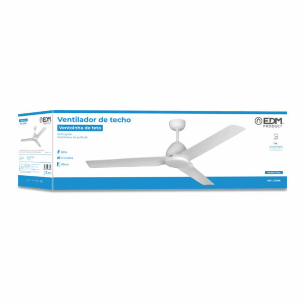 Deckenventilator EDM 33986 Java Weiß 60 W Ø 130 cm – Bild 3