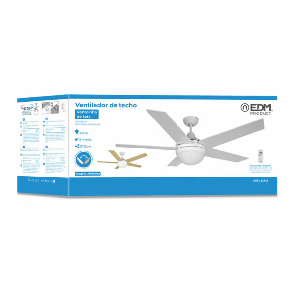 Deckenventilator mit Lampe EDM 33988 Adriatico Weiß 60 W – Bild 6
