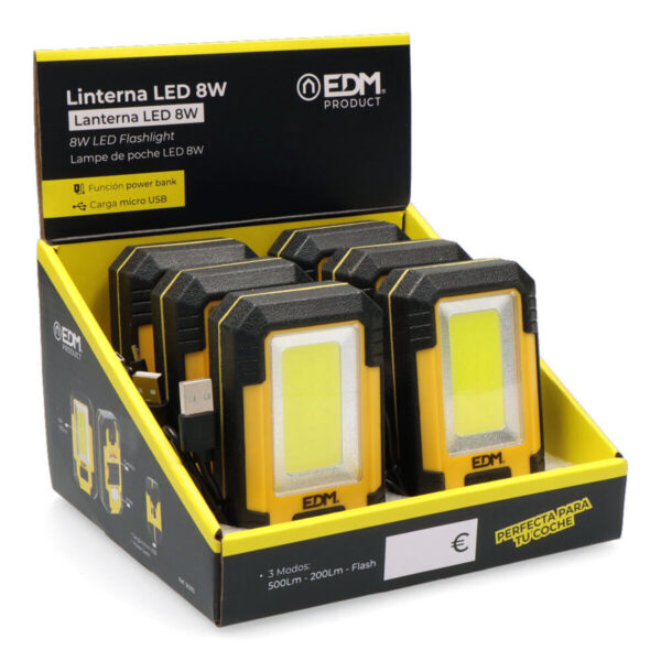 Taschenlampe LED EDM 36392 8 W 500 lm – Bild 6