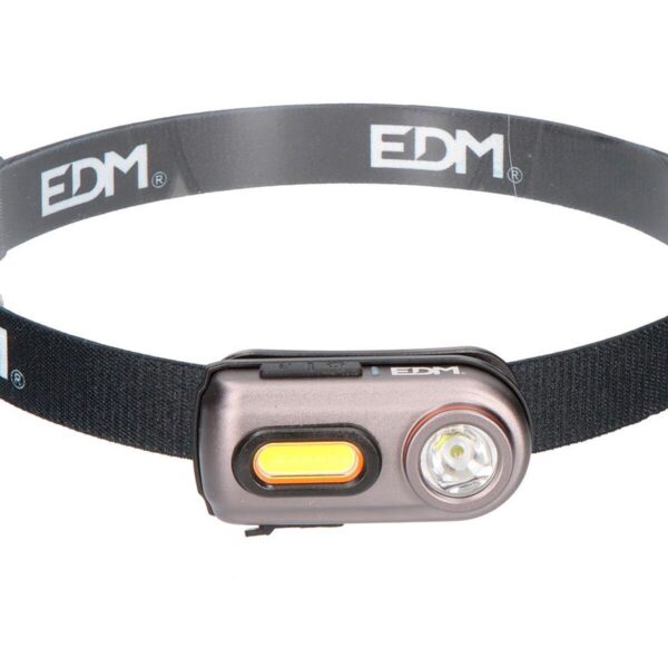 LED-Kopf-Taschenlampe EDM 36416 Schwarz 5 W – Bild 3