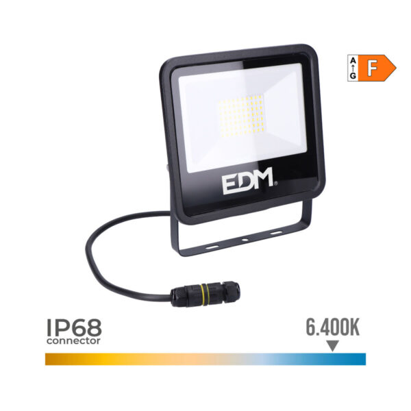 LED-Strahler EDM 70403 Schwarz F 50 W 4000 Lm (6400 K) – Bild 2