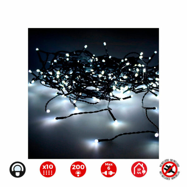 LED-Lichterkette EDM 71262 3,2 W 2 x 2 m Weiß (Kaltweiß) (1 Stück) – Bild 2
