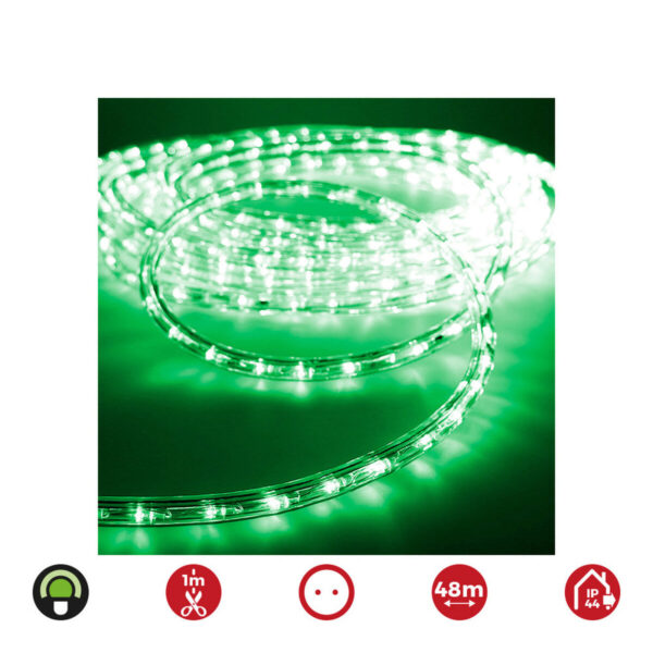 LED Röhre EDM 72715 flexiLED grün 1,4 W x 1 m 48 m 2-Wege – Bild 2