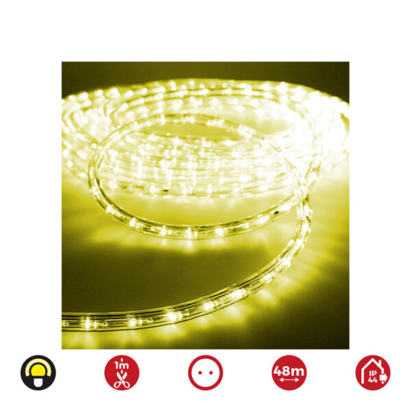 LED Röhre EDM 72717 flexiLED Gelb 1,4 W x 1 m 48 m 2-Wege – Bild 2
