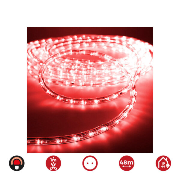 LED Röhre EDM 72718 Flexiled Rot 1,4 W x 1 m 48 m – Bild 4