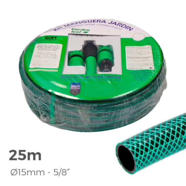 Schlauch EDM Basic Line Garten Ø 19 mm 5 Stücke (25 m) – Bild 3