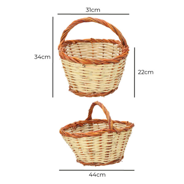 Korb EDM Rohrstock 44 x 31 x 22 cm – Bild 5