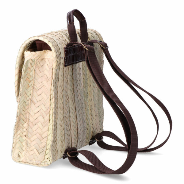 Rucksack EDM Viena 26,5 x 26,5 cm Palmblatt Mit Griff – Bild 2
