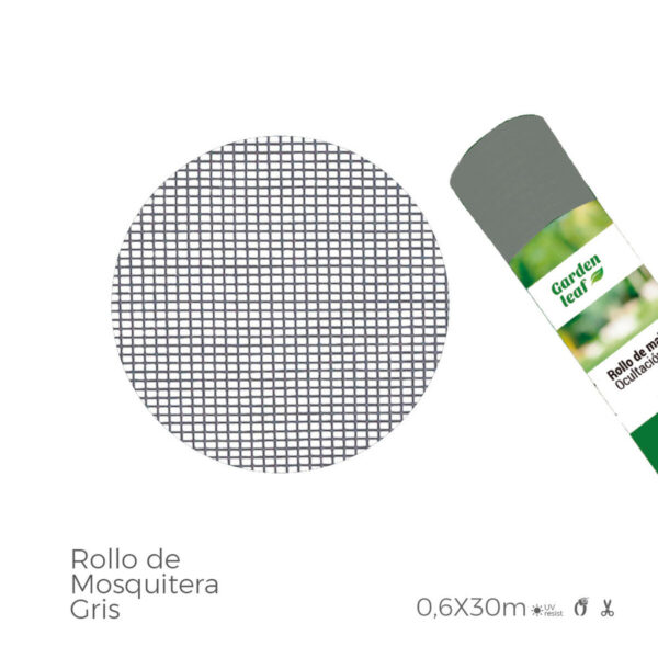 Moskitonetz EDM 75870 Grau Fiberglas 0,6 x 30 m Rolle – Bild 2