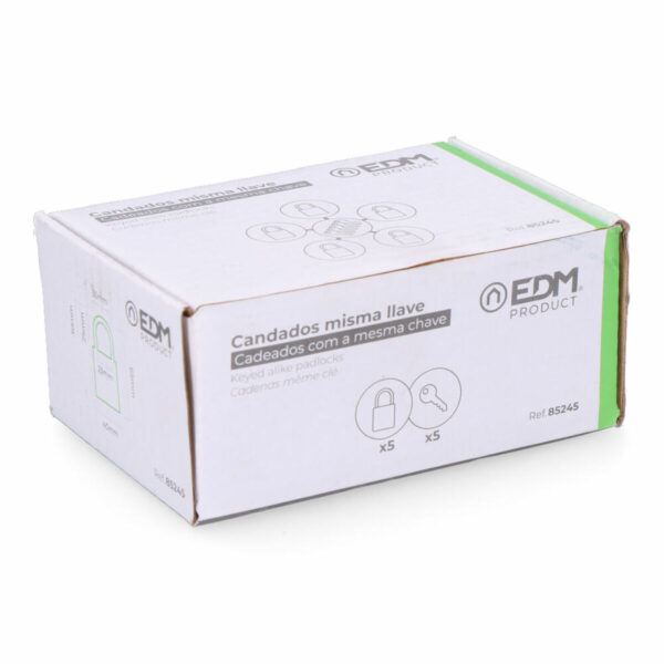 Tastensperre EDM 85245 Messing 40 x 23 mm (5 Stück) – Bild 2