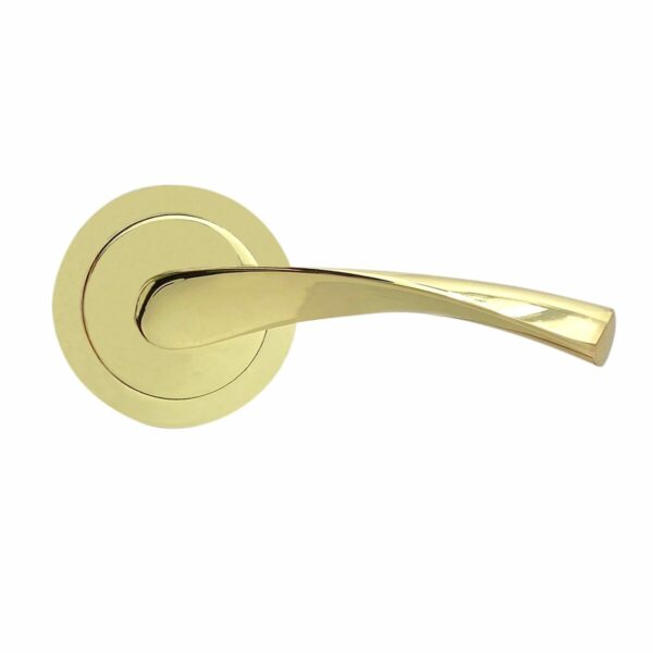 Griffe-Set EDM 86031 707 Aluminium Ø 6,5 x 12 cm Messing Gold – Bild 3