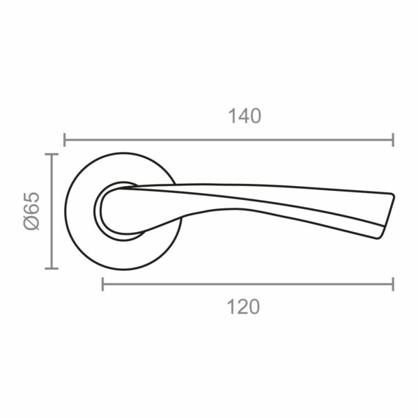Griffe-Set EDM 86032 707 Aluminium Ø 6,5 x 12 cm – Bild 4