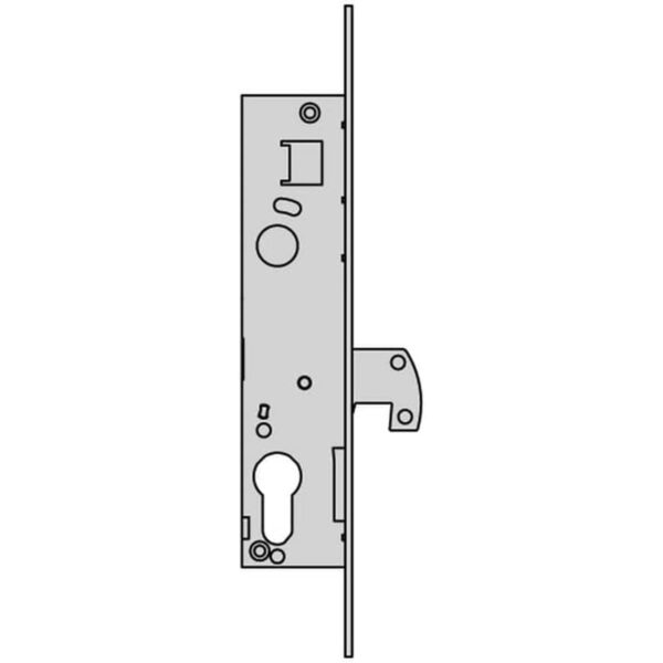 Einsteckschloss Cisa L4140.20.0  Vertikal Europäisch Stahl Edelstahl – Bild 2