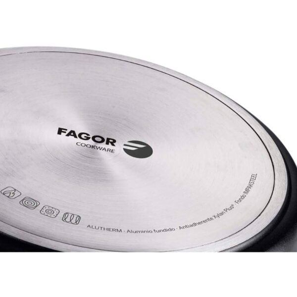 Pfanne FAGOR Alutherm Schwarz Aluminium (Ø 26 cm) – Bild 6